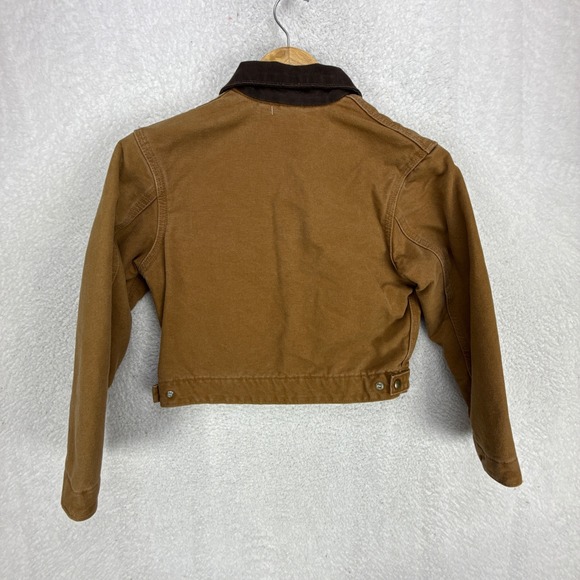 Carhartt Detroit Jacket Fleece Lined Youth Medium (8) YYJ97 BRN Brown NWT NOS - Picture 2 of 12